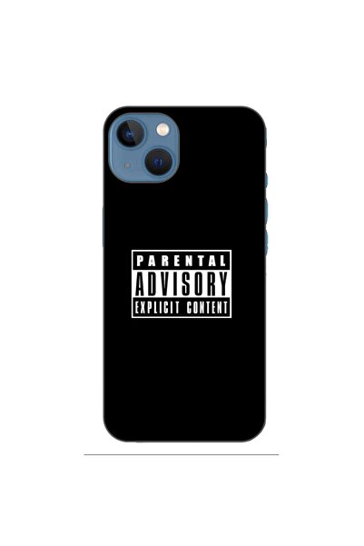 OEM Husa compatibila cu Apple iPhone 13 Silicon Gel Tpu Model Parental Advisory