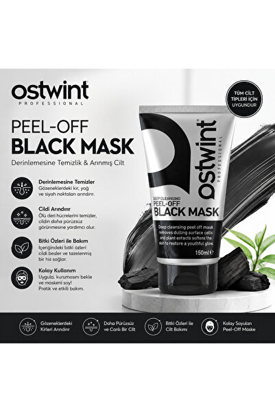 Guis Giyim Ve Kozmetik Peel Off Siyah Maske 150 ml | Aktif Karbonlu Derin Tem...