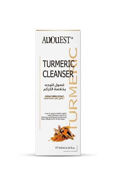 Auquest غسول الوجه من أو كويست بخلاصة الكركم - 100 مل |   تنظيف لطيف وإشراقة ...