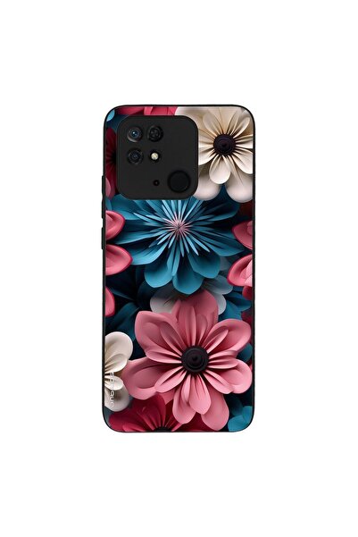 Sonique Θήκη 3D Flower Series για Xiaomi Redmi 10C Ροζ 01
