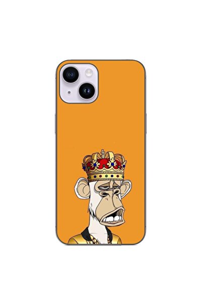OEM Husa compatibila cu Apple iPhone 14 Silicon Gel Tpu Model NFT Royal Ape