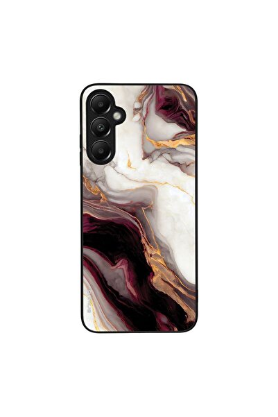 Sonique Θήκη Marble Series για Samsung Galaxy A05s 4G Μπορντώ