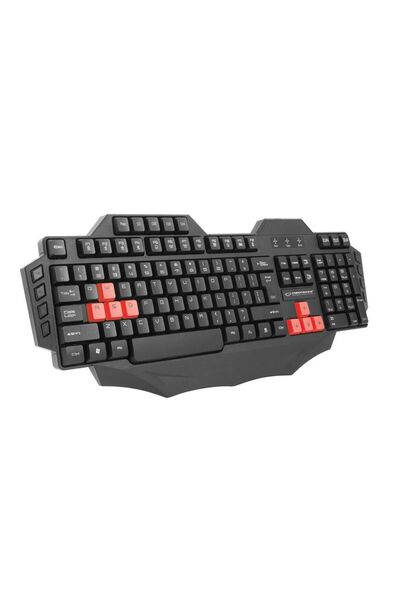 ESPERANZA Ενσύρματο Πληκτρολόγιο Gaming Ninja Μαύρο / Κόκκινο
