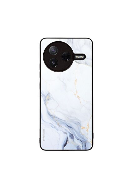 Sonique Θήκη Marble Series για Xiaomi Poco F7 Pro 5G Λευκό 02