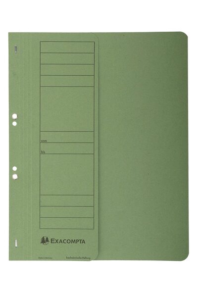 Exacompta Dosar din carton cu capse 1/2, verde