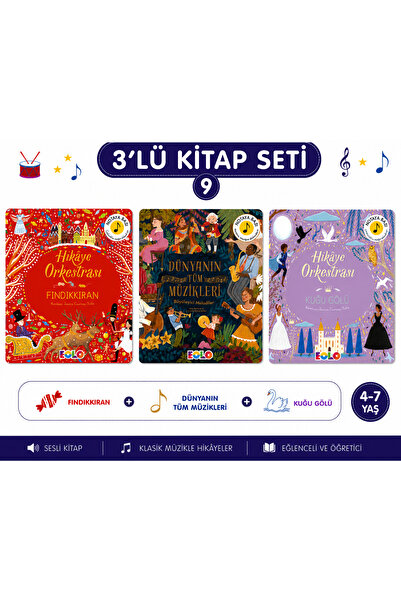 Eolo Hikâye Orkestrası 3'lü Sesli Kitap Seti | Fındıkkıran - Dünyanın Tüm Müz...