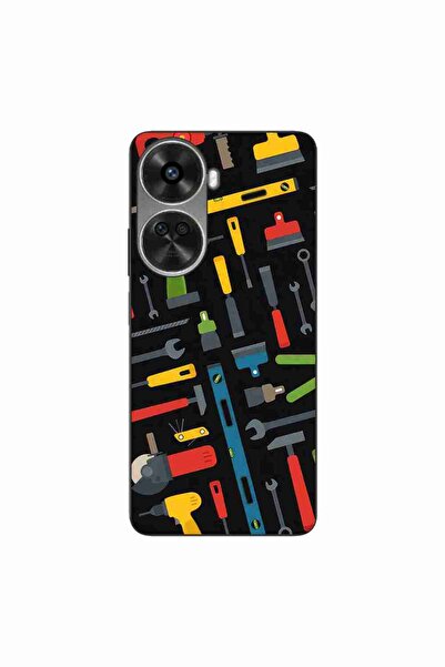 OEM Θήκη συμβατή με Huawei Nova 12 SE Σιλικόνης Gel TPU με σχέδιο εργαλείων