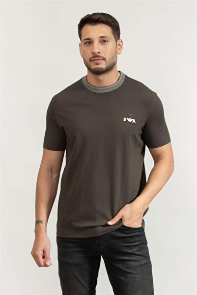 Emporio Armani Erkek Bisiklet Yaka T-Shirt Siyah