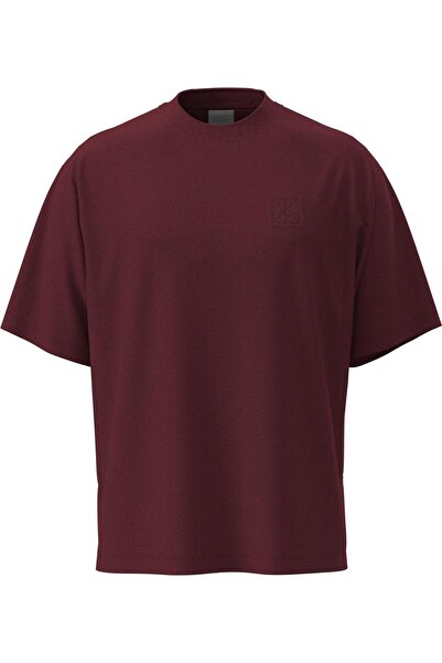 Calvin Klein Ss 16S Jersey Ck Emblem Patch Te Erkek Bisiklet Yaka T-Shirt Kır...