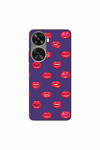 OEM Husa compatibila cu Huawei Nova 12 SE Silicon Gel Tpu Model Buze Pattern