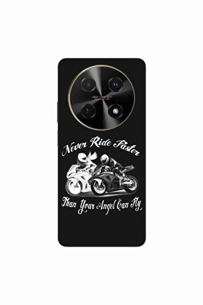 OEM Θήκη συμβατή με Huawei Nova 12i Σιλικόνης Gel TPU με σχέδιο  "Never Ride ...