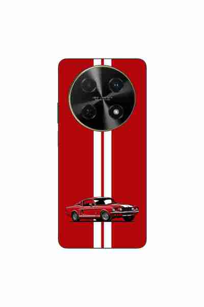 OEM Husa compatibila cu Huawei Nova 12i Silicon Gel Tpu Model Red Mustang