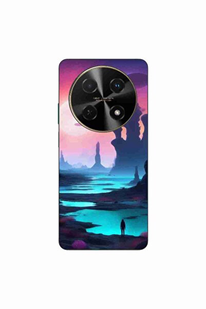 OEM Husa compatibila cu Huawei Nova 12i Silicon Gel Tpu Model Mystic Planet