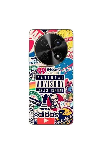 OEM Husa compatibila cu Huawei Nova 12i Silicon Gel Tpu Model Pop Art Brands