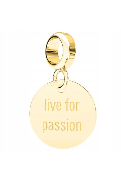 Larezo Pandantiv Tip Charm Pentru Bratari Modulare, Argint 925 Placat Cu Aur ...