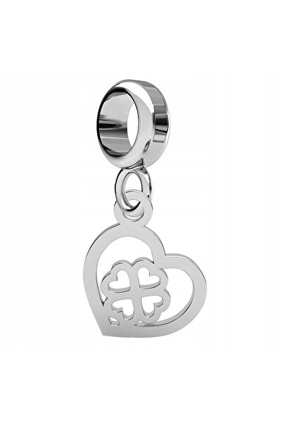 Larezo pandantiv, element decorativ, Model Inima Mica Si Frunza De Trifoi, In...