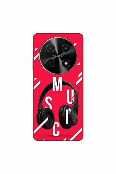 OEM Husa compatibila cu Huawei Nova 12i Silicon Gel Tpu Model Music Headphones