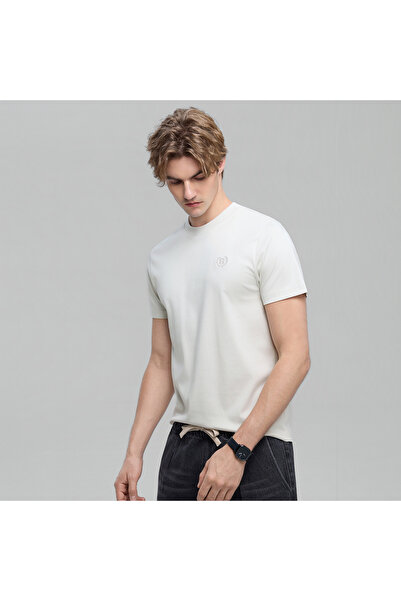 Giordano Men's Slim Fit Liquid Touch Cotton Crew Neck Tee