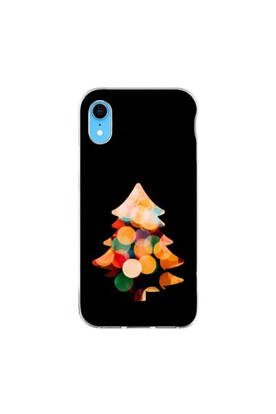 OEM Husa compatibila cu Apple iPhone XR Silicon Gel Tpu Model Craciun Brad Fu...