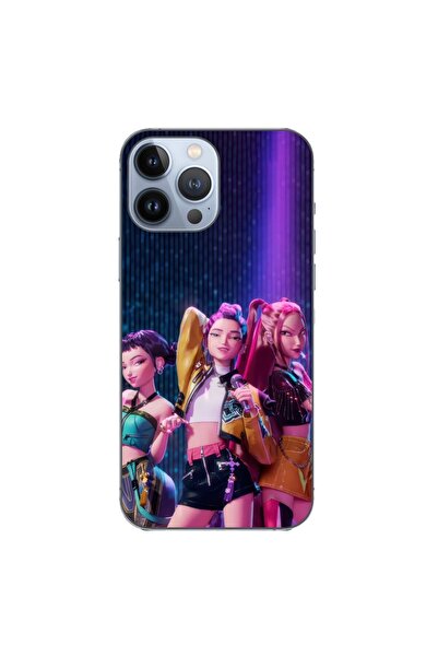 OEM Husa compatibila cu Apple iPhone 13 Pro Max Silicon Model KPop Demon Hunt...