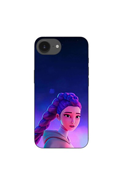 OEM Husa compatibila cu Apple iPhone 16e Silicon Gel Tpu Model KPop Demon Hun...
