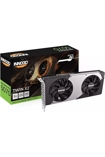 Inno 3D GeForce RTX 5070 12GB GDDR7 TWIN X2 OC Κάρτα Γραφικών Κωδικός: N50702...
