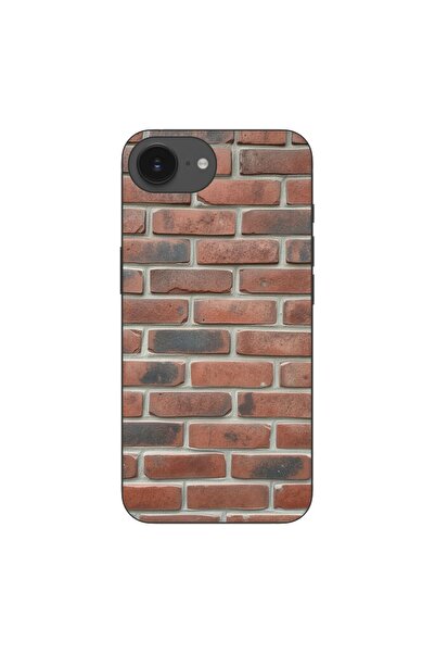 OEM Husa compatibila cu Apple iPhone 16e Silicon Gel Tpu Model Brick Wall