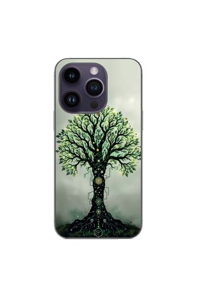OEM Θήκη συμβατή με Apple iPhone 15 Pro από σιλικόνη gel TPU με σχέδιο Μυστικ...
