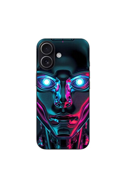 OEM Husa compatibila cu Apple iPhone 17 Silicon Gel Tpu Model Chrome Humanoid