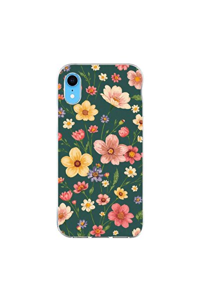 OEM Husa compatibila cu Apple iPhone XR Silicon Gel Tpu Model Vintage Spring ...