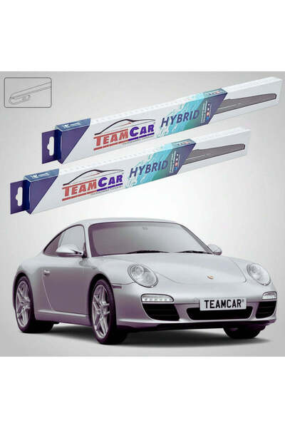 TEAMCAR Lamele ștergătoare Porsche 911 997 2004-2013 |   Set frontal hibrid –...