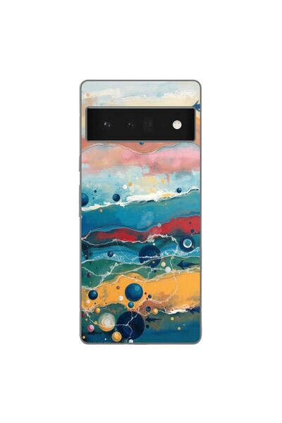 OEM Θήκη συμβατή με Google Pixel 6 Pro από σιλικόνη gel TPU με ζωγραφισμένο σ...