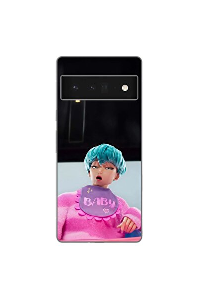 OEM Husa compatibila cu Google Pixel 6 Pro Silicon Gel Tpu Model KPop Demon H...
