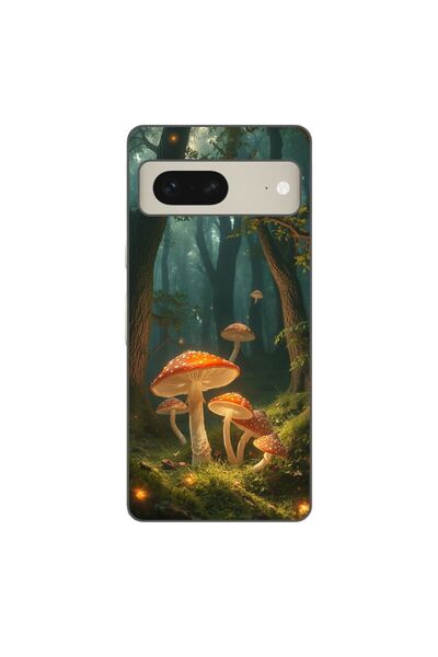 OEM Husa compatibila cu Google Pixel 8 Silicon Gel Tpu Model Glowing Magical ...