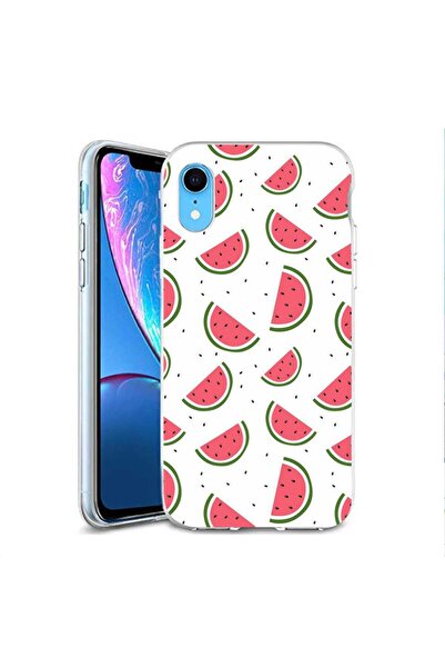 OEM Θήκη συμβατή με Apple iPhone XR, από σιλικόνη gel TPU, με σχέδιο καρπουζιών.