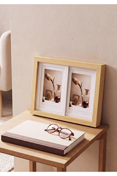 HOMİNG Story Modern Photo Frame 25X19 cm (2 10X15 cm Photos Are Used.)