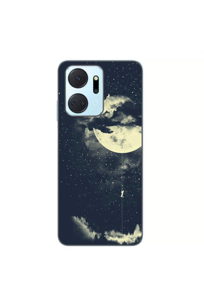 OEM Husa compatibila cu Honor X7a Silicon Gel Tpu Model Moon Climbing