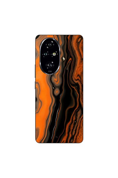 OEM Husa compatibila cu Honor 200 Pro Silicon Gel Tpu Model Metallic Lava Flo...