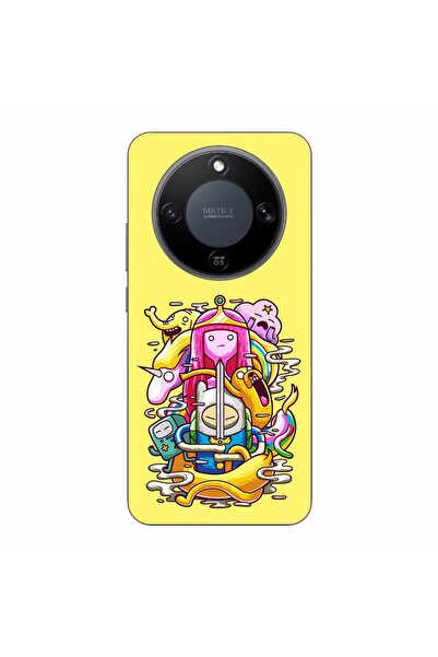 OEM Калъф, съвместим с Honor Magic8 Lite, силиконов гел TPU, с дизайн на плас...