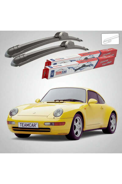TEAMCAR Lamele ștergătoare Porsche 911 993 1993-1997 |   Set frontal plat – T...