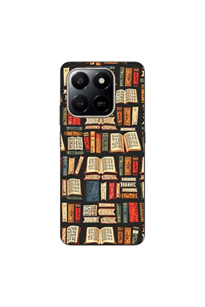 OEM Husa compatibila cu Honor X7d Silicon Gel Tpu Model Books Pattern
