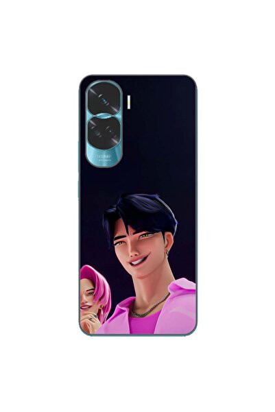 OEM Husa compatibila cu Honor 90 Lite 5G Silicon Gel Tpu Model KPop Demon Hun...