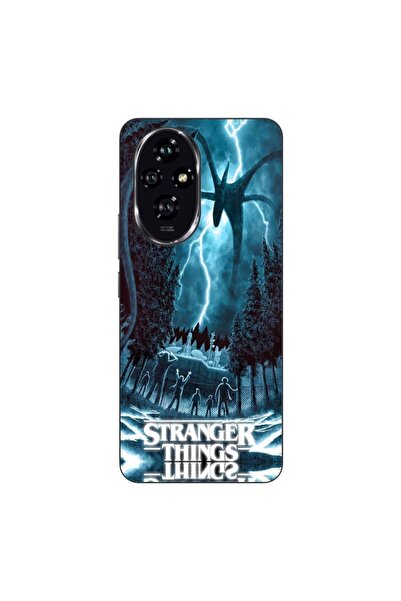 OEM Husa compatibila cu Honor 200 Silicon Gel Tpu Model Stranger Things Storm...