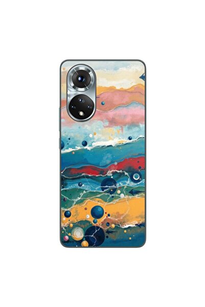OEM Θήκη συμβατή με Honor 50 από σιλικόνη gel TPU με ζωγραφισμένο σχέδιο υδάτ...
