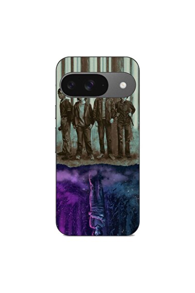 OEM Husa compatibila cu Google Pixel 9 Pro Silicon Gel Tpu Model Stranger Thi...