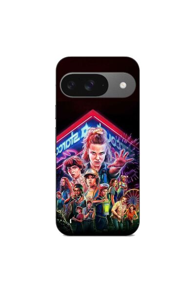 OEM Θήκη συμβατή με Google Pixel 9, από σιλικόνη gel TPU, με σχέδιο Stranger ...