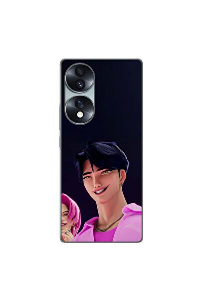 OEM Husa compatibila cu Honor 70 Silicon Gel Tpu Model KPop Demon Hunters Saj...