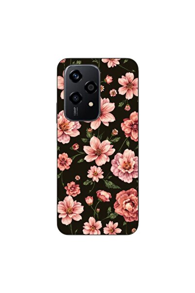 OEM Husa compatibila cu Honor 200 Lite Silicon Gel Tpu Model Pink Spring Flowers