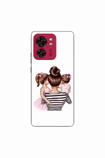 OEM Husa compatibila cu Motorola Edge 40 Silicon Gel Tpu Model Mom and Girls