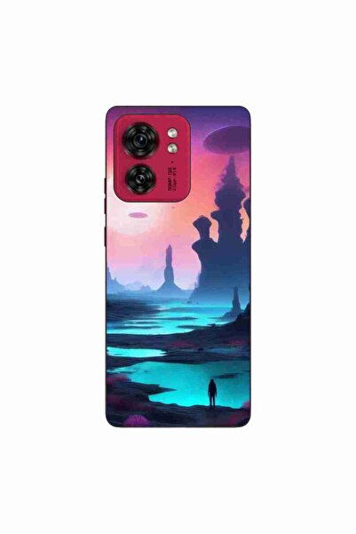 OEM Husa compatibila cu Motorola Edge 40 Silicon Gel Tpu Model Mystic Planet